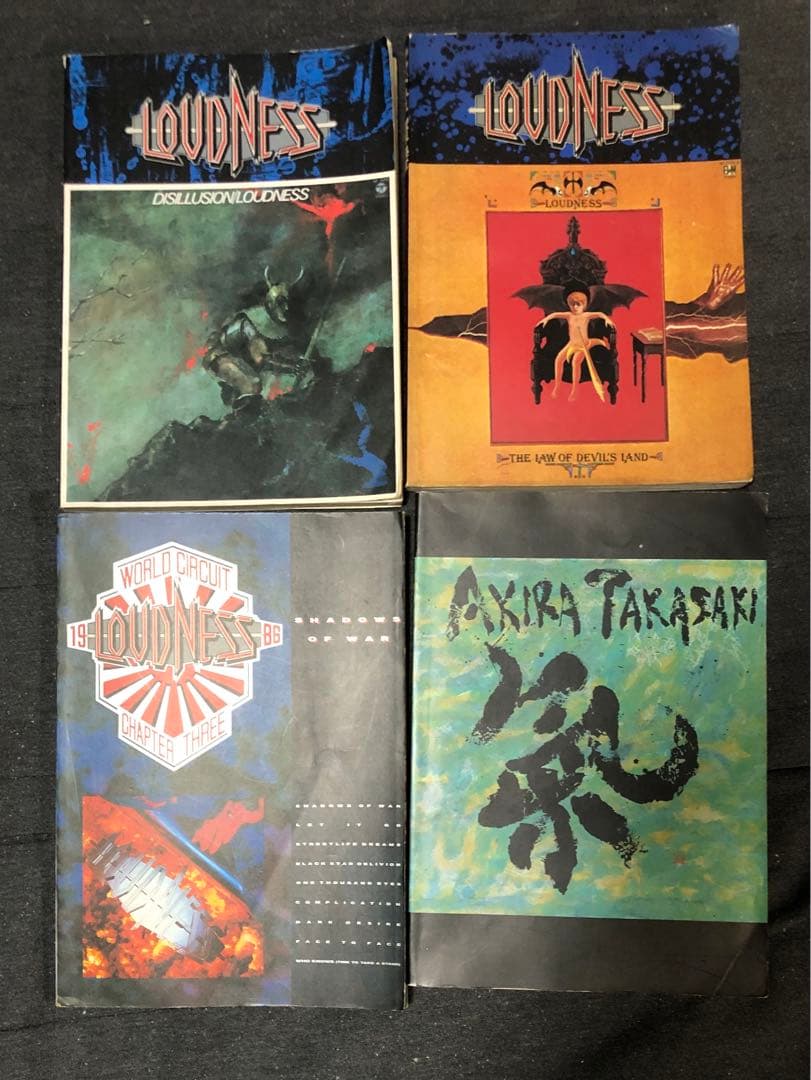 LOUDNESS バンドスコア 楽譜 ラウドネス 高崎晃 4冊セット