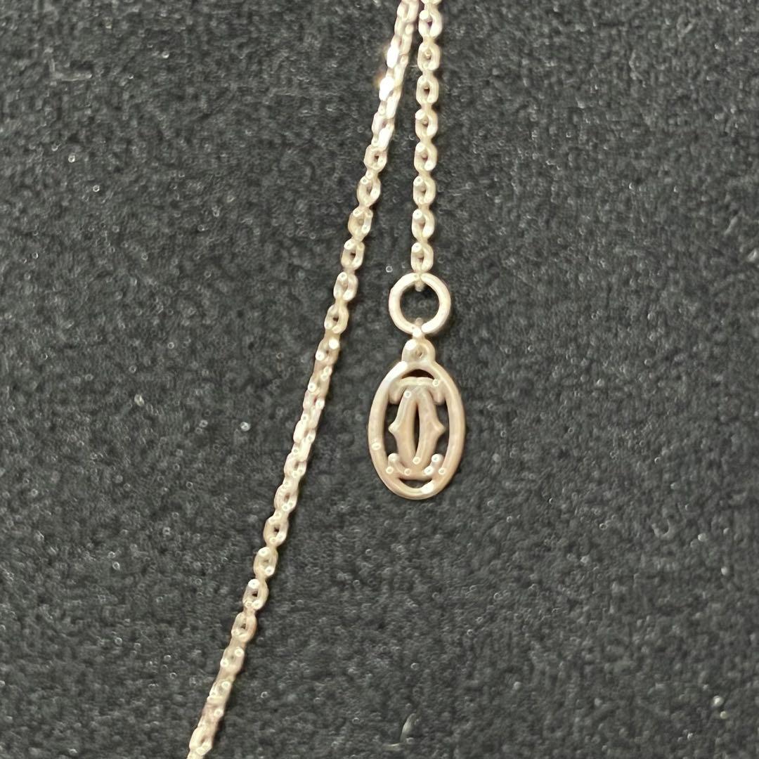 【極美品】カルティエ ダムール ネックレス ホワイトゴールド XS