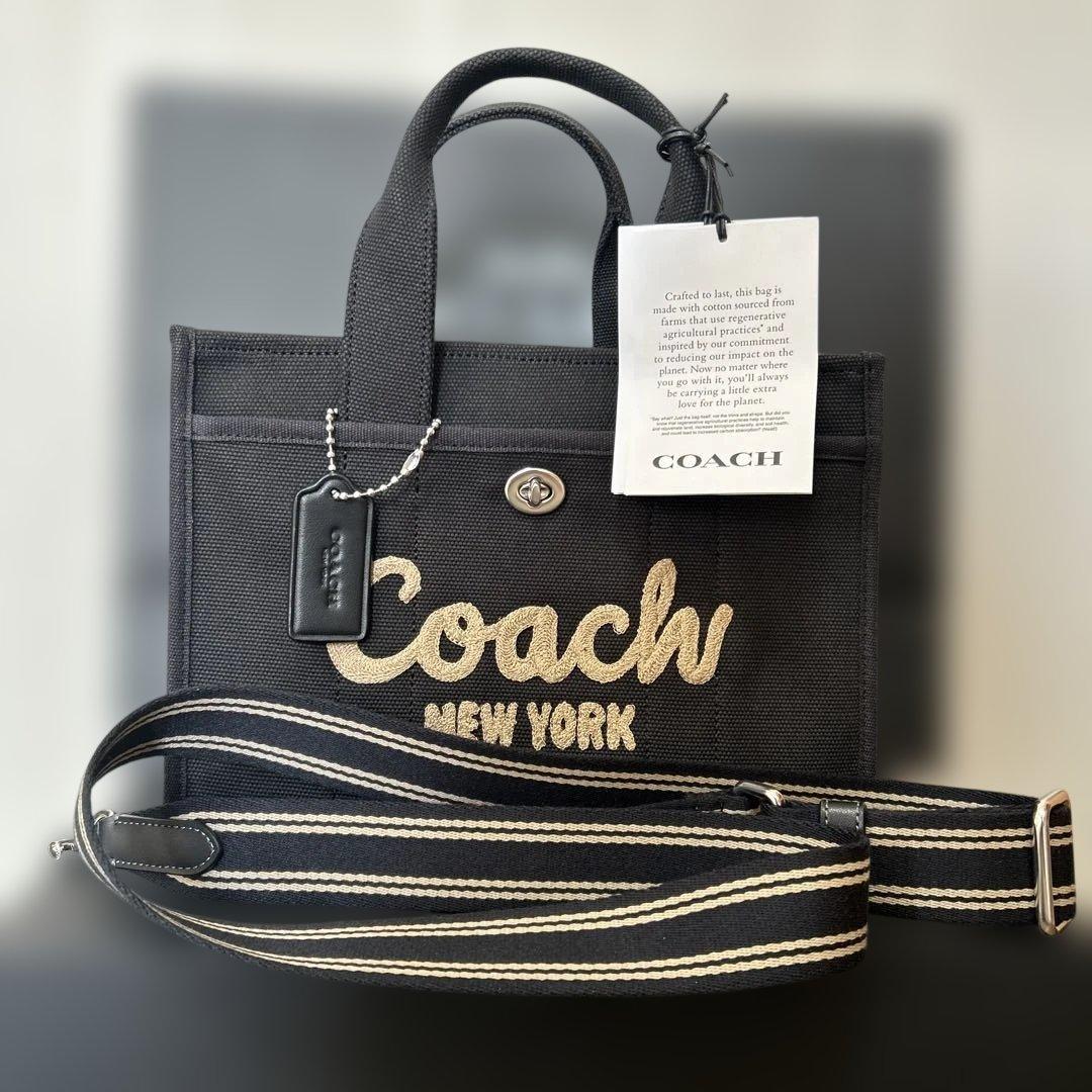 新品 COACH カーゴ トート 26（袋・付属品付き）