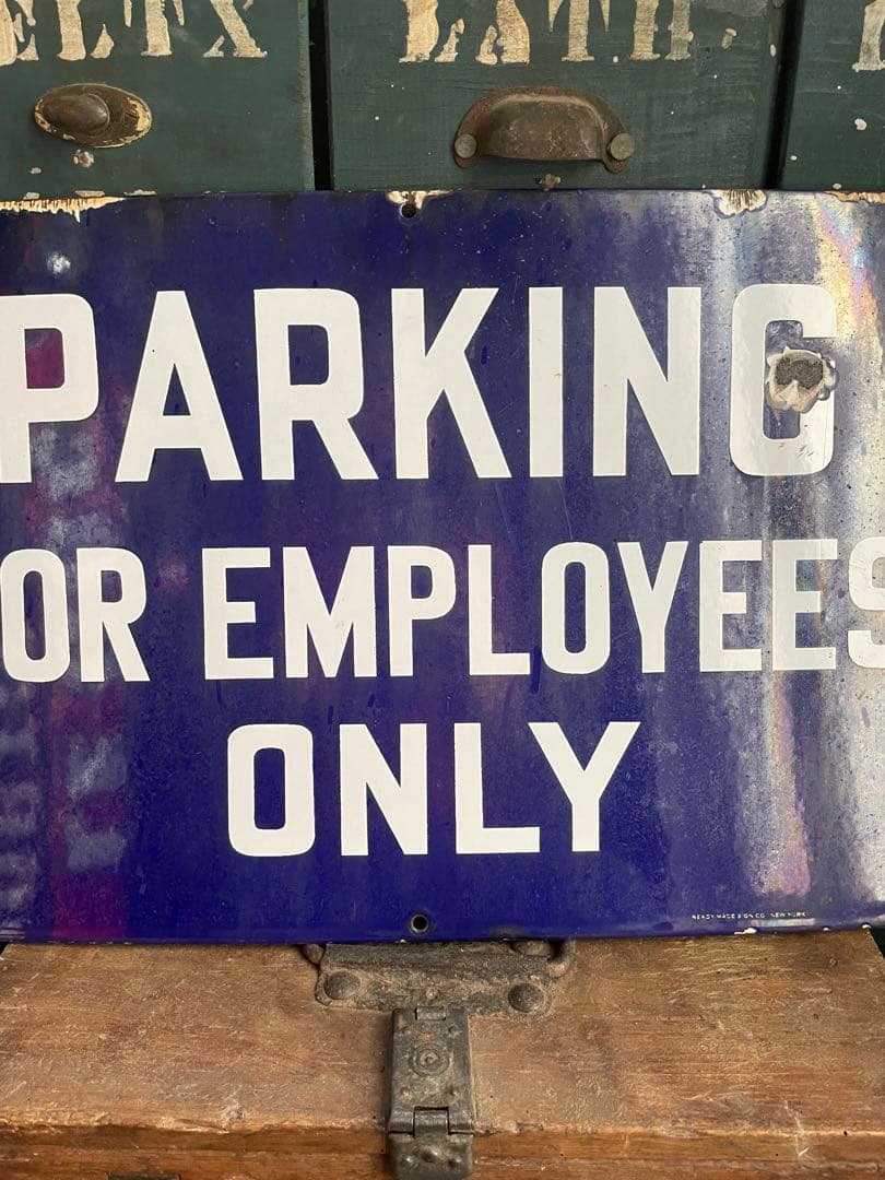 TAAANホーロー　サイン　プレート　看板　ストリート　ニューヨーク　レア