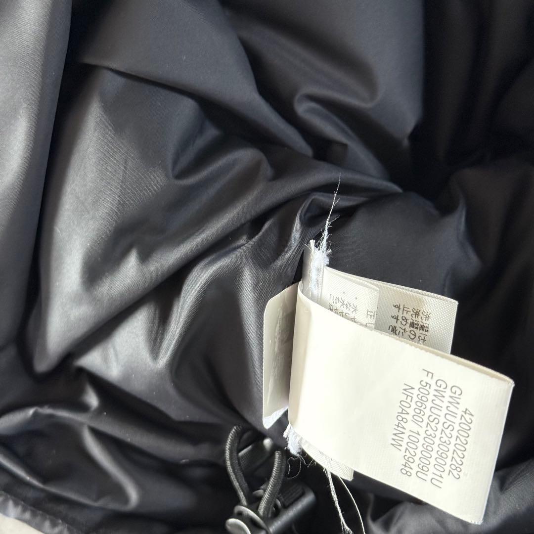 Supreme ノースフェイス　ダウンジャケット　ヌプシ　黒　M 騙し絵ヌプシ