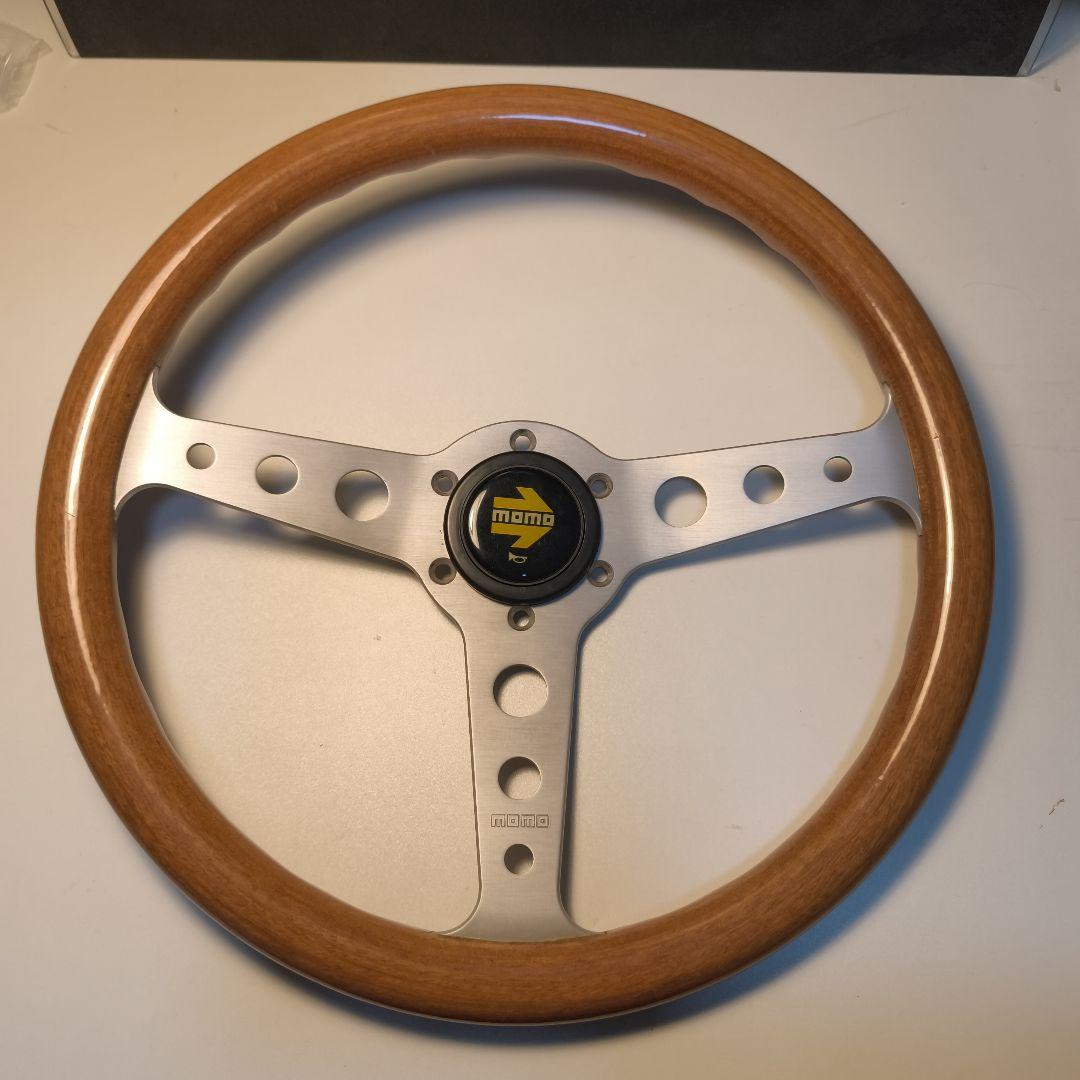 momo INDY ステアリングホイール 3スポーク 1990年製 34CM