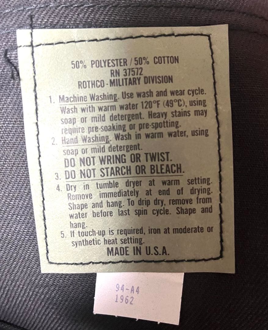 美品 ROTHCO カーゴパンツ USA製 XXXL 4L ブラック 黒 ロスコ