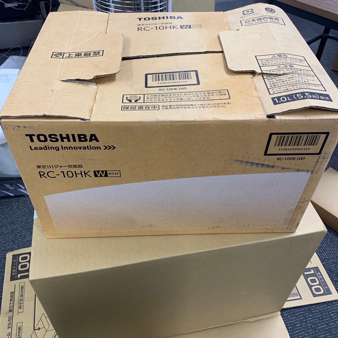 TOSHIBA RC-10HK 炊飯器 1.0L ホワイト