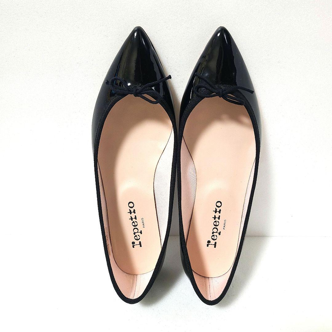 【極美品】レペット ブリジット パテントレザー バレエシューズ