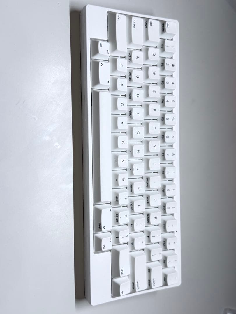 HHKB HybridType-S 雪モデル+無刻印キーキャップセット