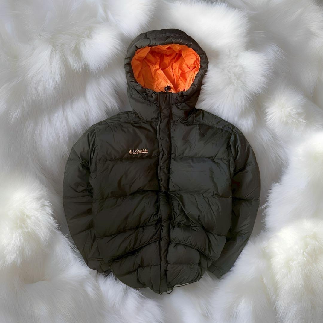 【大人気❗️】極暖！columbia 　ダウン　ダークブラウン　M