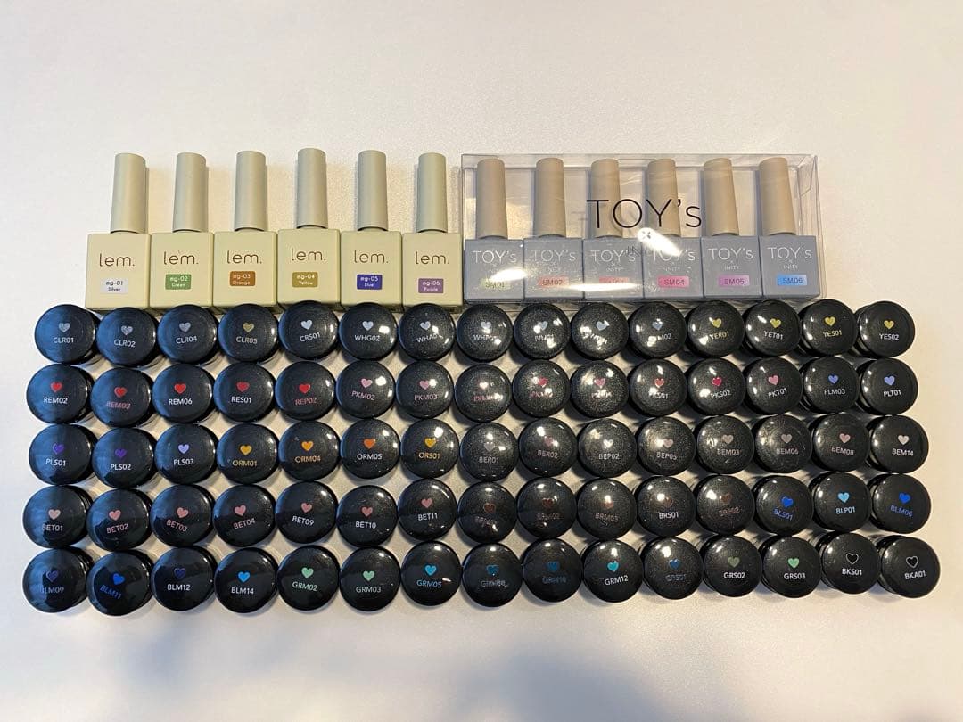 プロ商材ネイルジェル　87個セット