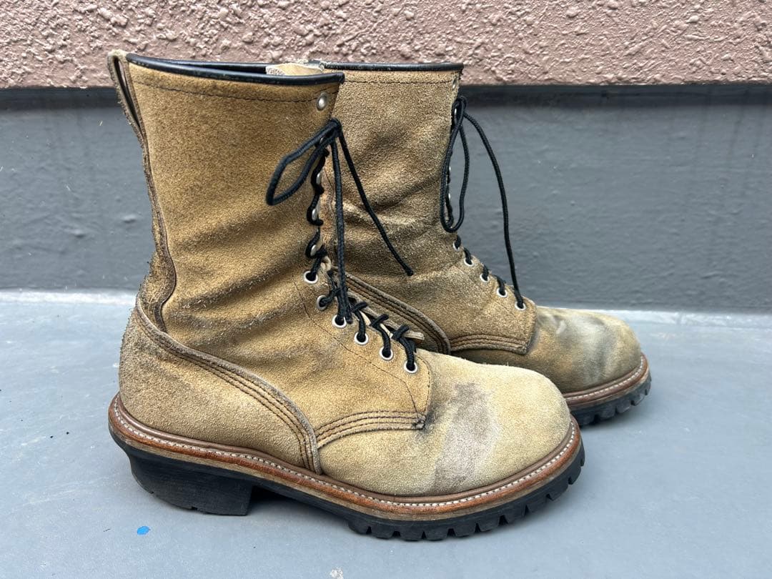 レッドウィング　ロガーブーツ　ラフアウト　8D