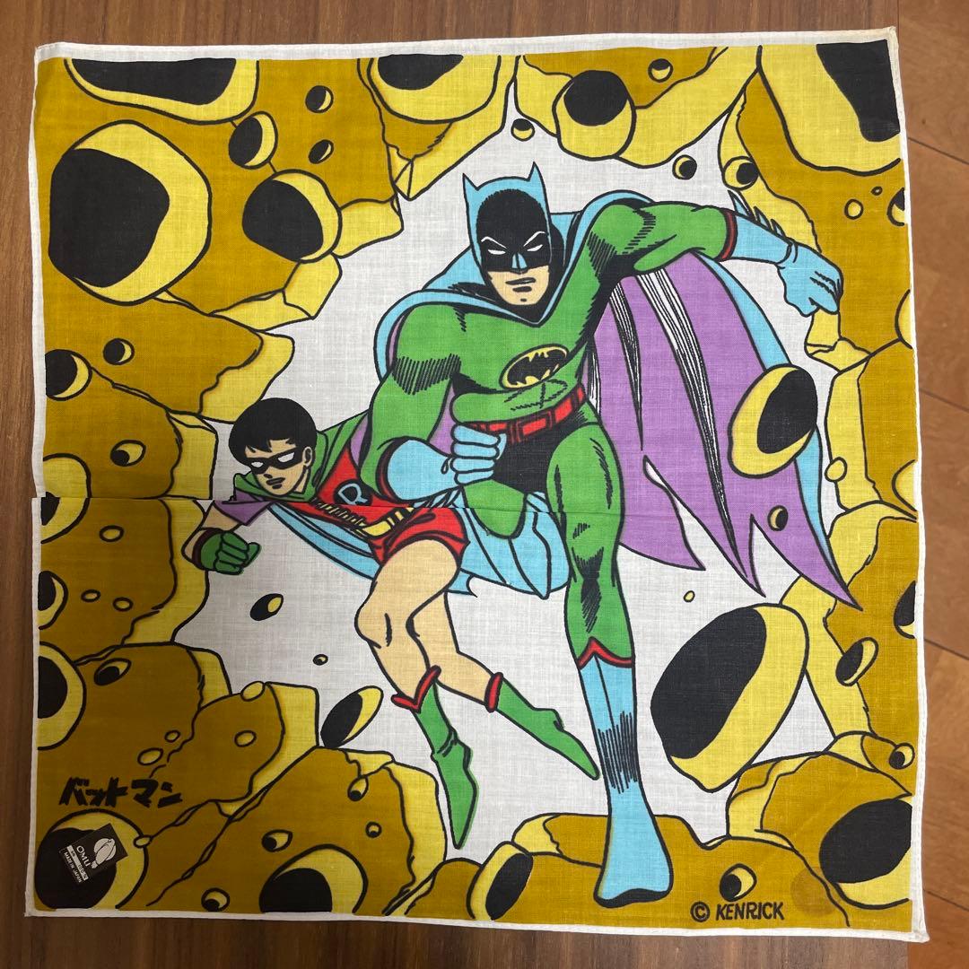 昭和レトロ ハンカチ バットマン 壁破り