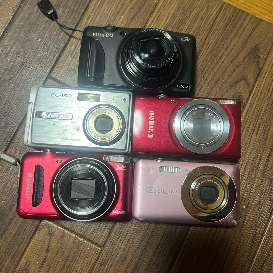 コンパクトデジタルカメラ5台　ジャンク