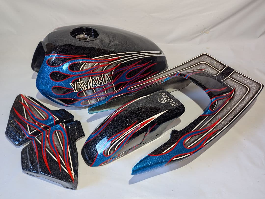 XJR400 外装セット　カスタムペイント　送料無料　ラメ　反射