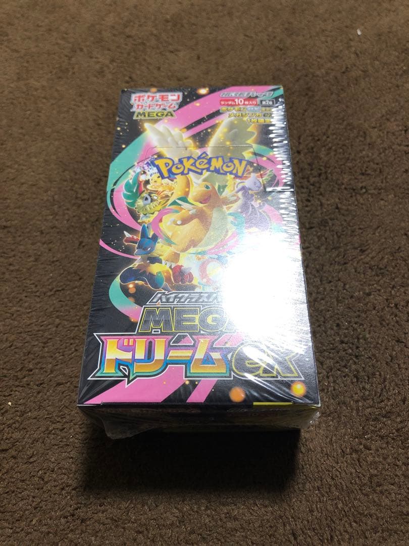 ポケモンカードゲーム MEGAドリームex シュリンク付 1BOX