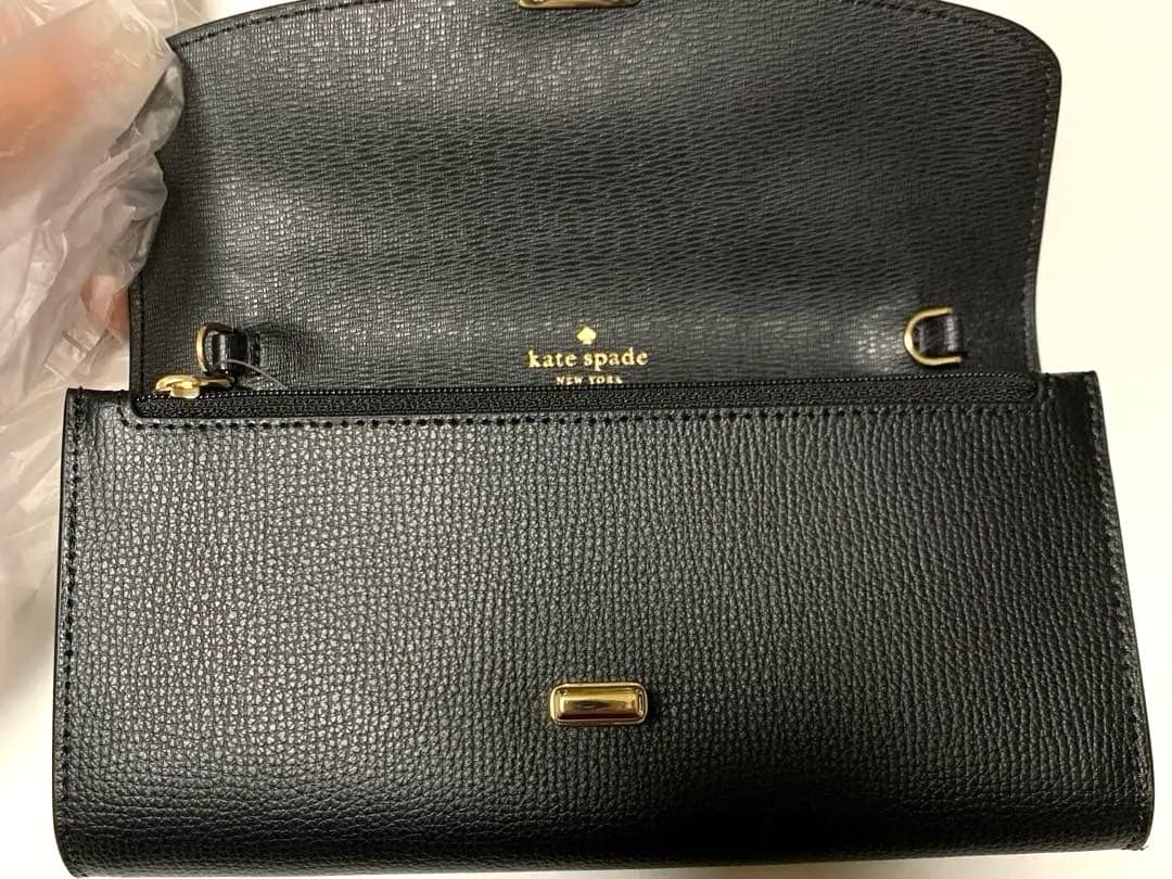 【新品】kate spade　ショルダーウォレット　財布　ショルダー付　2way
