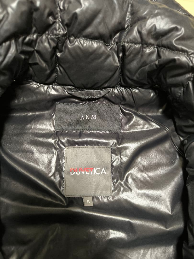 AKM DUVETICA ダウンベスト S ブラック