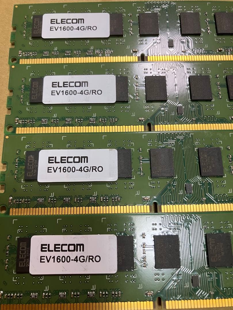 ELECOM EV1600-4G/RO 4GB DDR3 メモリー(4枚)