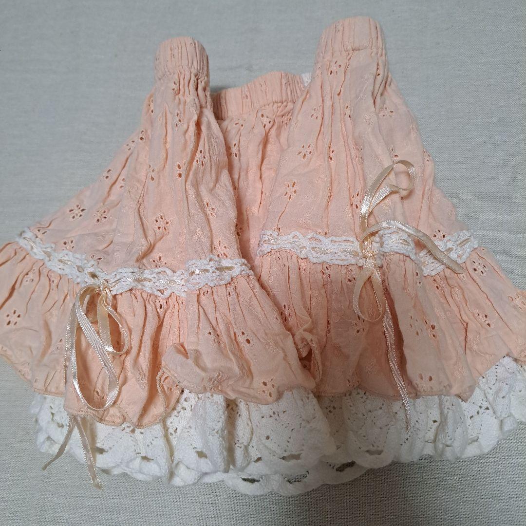 LIZ LISA　コットン　スカパン　レース　ピンク　リボン　希少