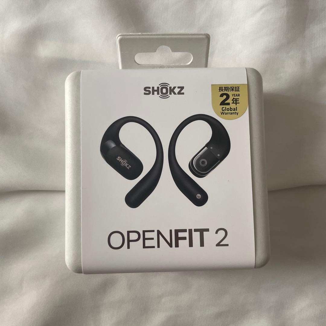 SHOKZ OPENFIT 2 ブラック イヤフォン