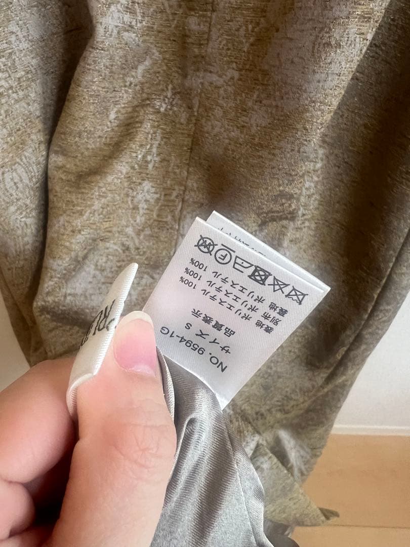 スーツ・フォーマル・ドレス Shoulder ribbon jacquard dress