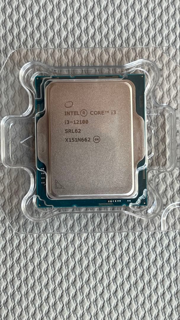 Intel Core i3-12100 CPU + クーラー