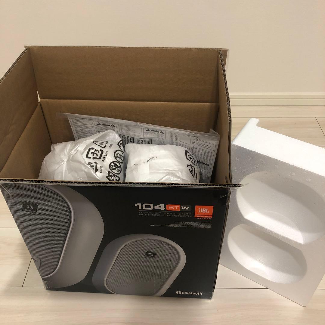 【新品同様】JBL 104-BT w スピーカー ホワイト　Bluetooth対
