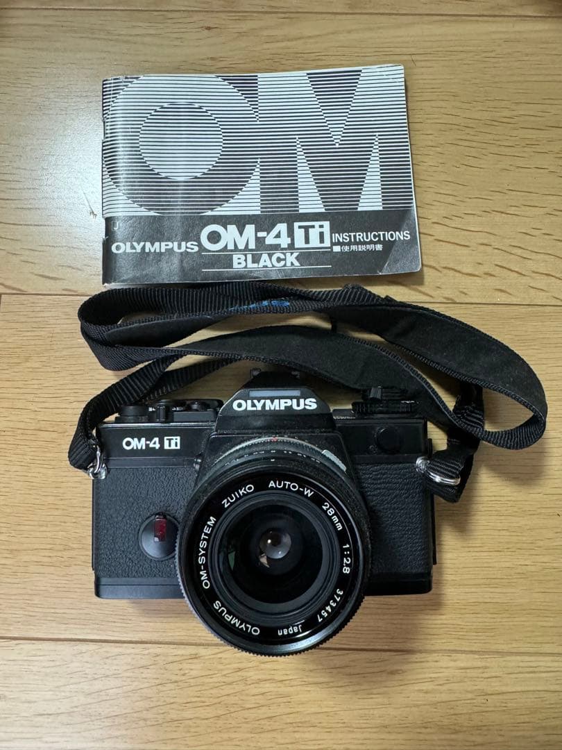 フィルムカメラ OLYMPUS OM-4Ti Black 28mm 1:2.8