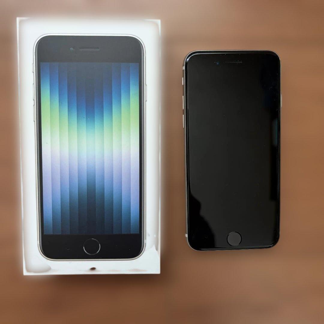 iPhone SE第3世代　128GB　バッテリー88％　美品