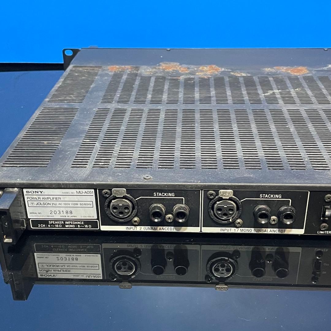 SONY パワーアンプ MU-A051 ソニー