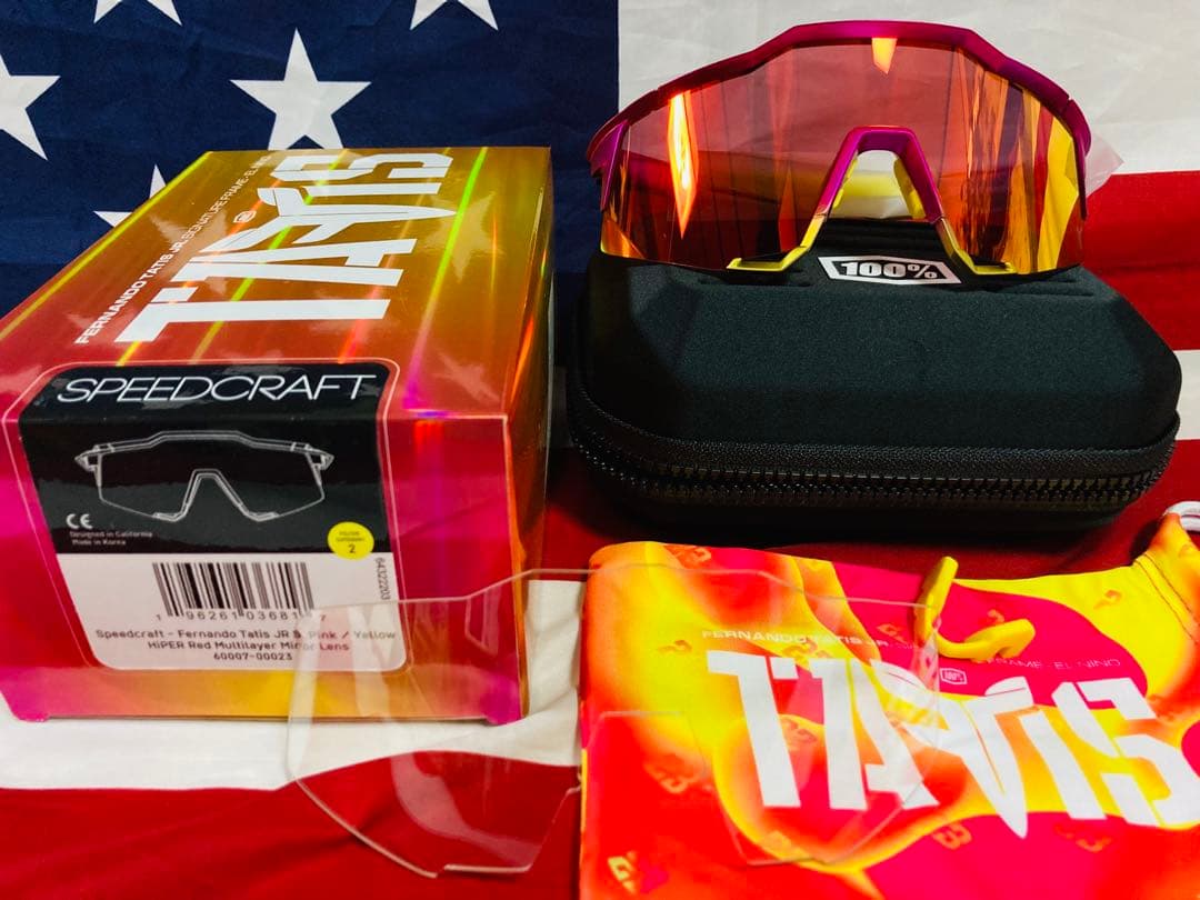 【限定】100% Speedcraft サングラス タティスJr. モデル