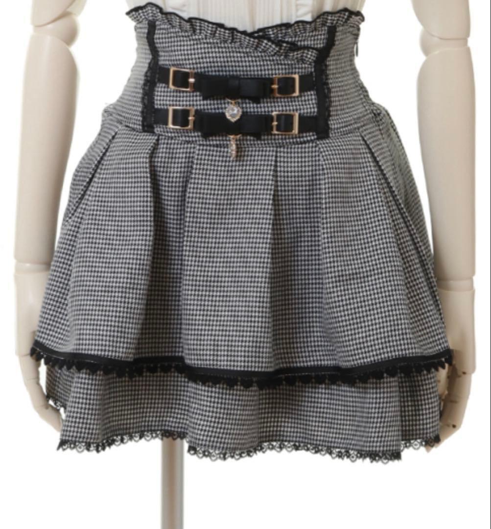 2連リボンベルトスカパン L グレー