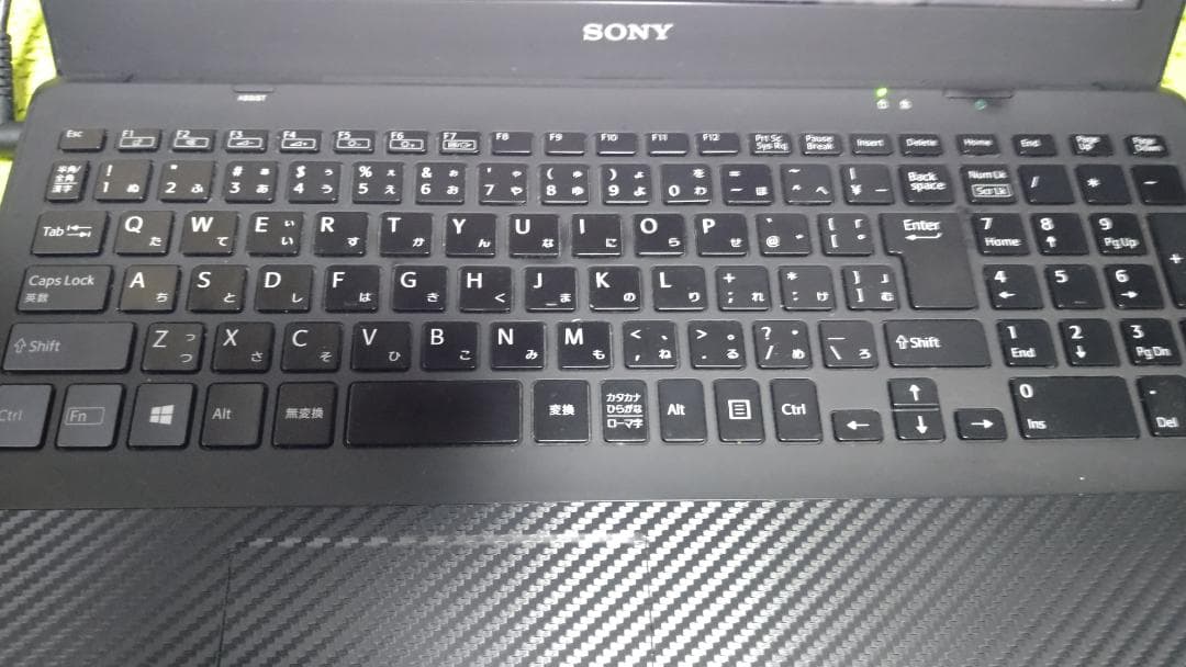 【VAIO】SONY 高性能i7 SSD256GB 12GB 黒 ノートPC