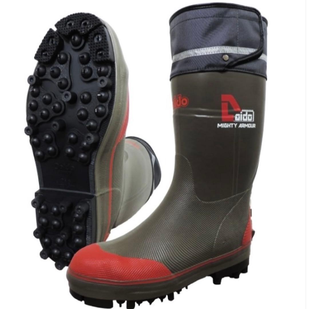 マイティアーマーNS 25.5センチ　スパイク長靴　林業